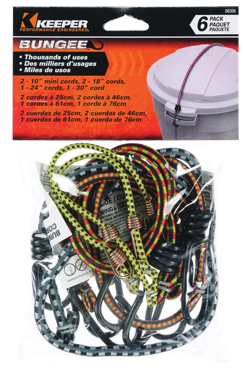 Keeper Multi-Pack Bungees 1 Keeper Multi-Pack Bungees