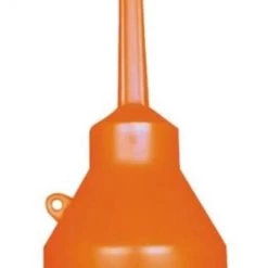 WirthCo Funnel King Orange Capped Funnel - 1 Pint Capacity