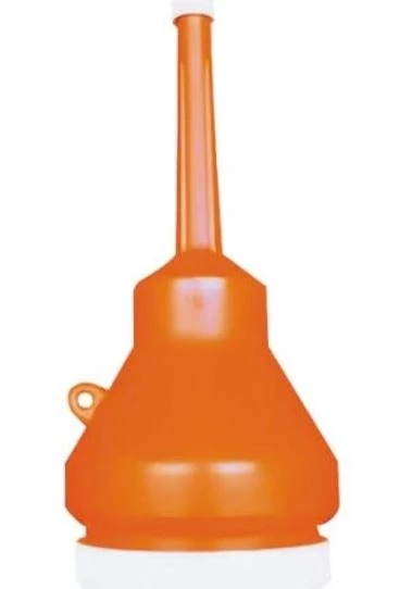 WirthCo Funnel King Orange Capped Funnel - 1 Pint Capacity 1 WirthCo Funnel King Orange Capped Funnel - 1 Pint Capacity