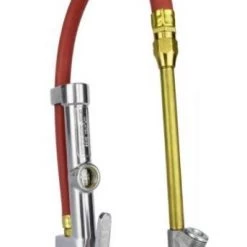 Milton Straight Foot Chuck Tire Inflator Gauge - 15" Hose