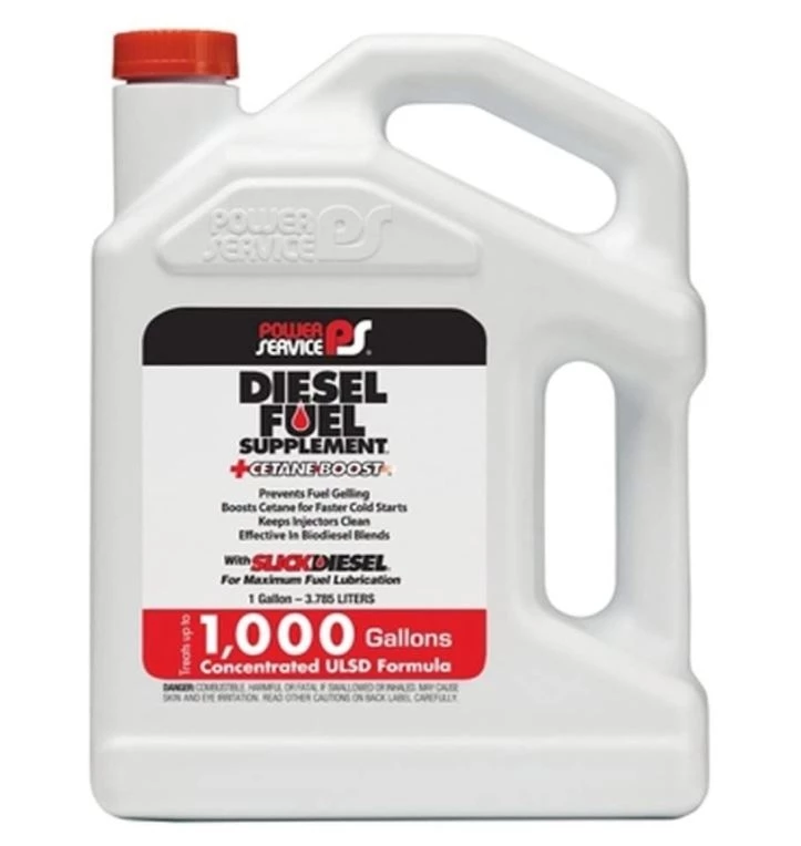 Power Service Diesel Fuel Supplement Anti-Gel with Concentrated Cetane Boost Formula, 1 Gal. 1 Power Service Diesel Fuel Supplement Anti-Gel with Concentrated Cetane Boost Formula, 1 Gal.