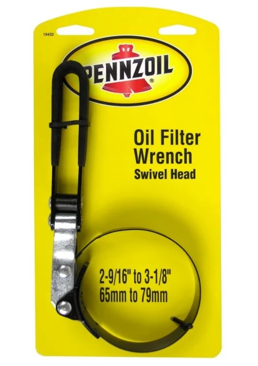 Pennzoil 2-9/16" to 3-1/8" Swivel Head Oil Filter Wrench 1 Pennzoil 2-9/16" to 3-1/8" Swivel Head Oil Filter Wrench