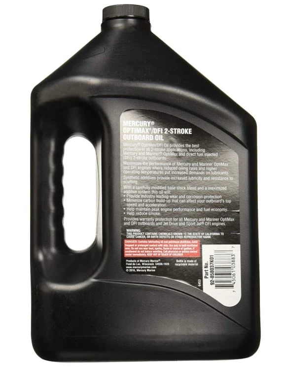 Mercury Optimax/DFI 2-Cycle Outboard Oil, Gallon 2 Mercury Optimax/DFI 2-Cycle Outboard Oil, Gallon - Image 2