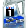 Mobil 1 High Mileage Motor Oil – 5 Quart