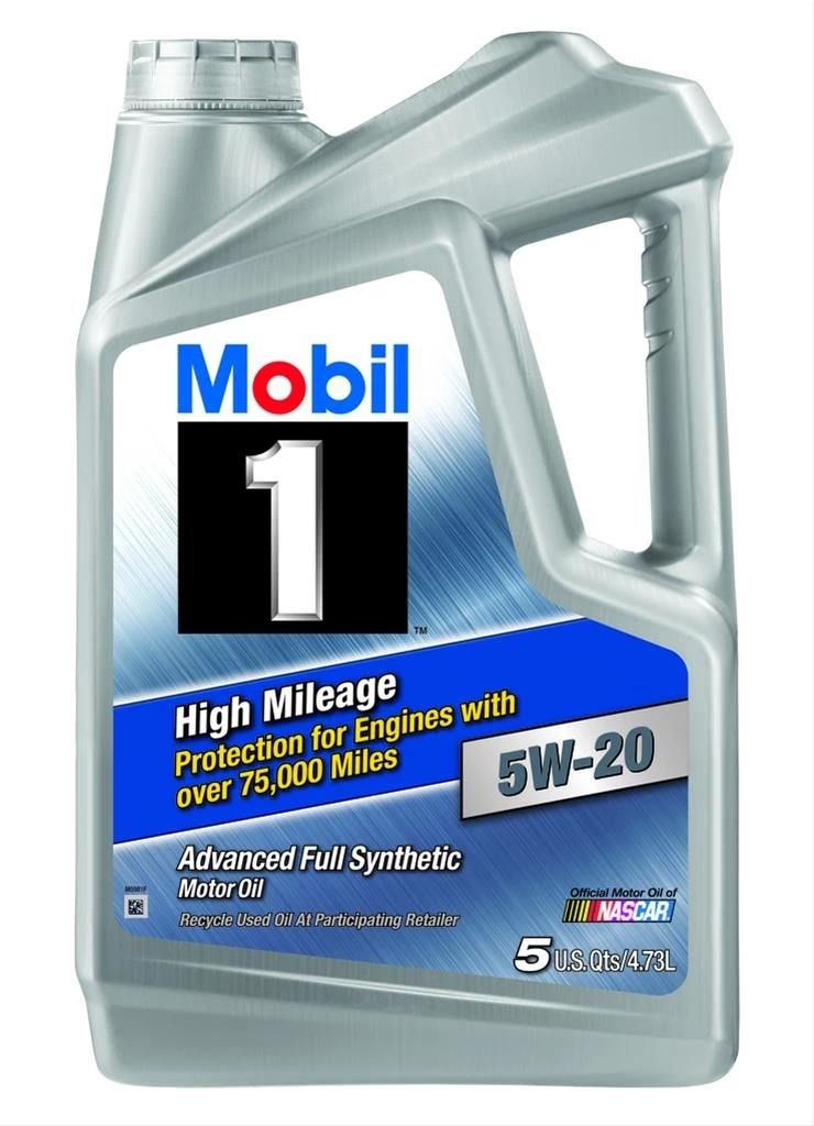 Mobil 1 High Mileage Motor Oil – 5 Quart 1 Mobil 1 High Mileage Motor Oil – 5 Quart