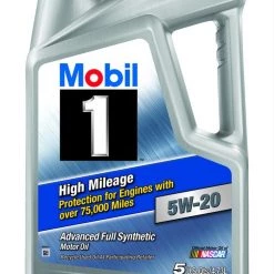 Mobil 1 High Mileage Motor Oil – 5 Quart