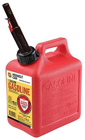 Midwest 1 Gallon Gas Can 1 Midwest 1 Gallon Gas Can