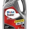 Mobil Super 5000 Synthetic Blend Motor Oil – 5 Quart-5W-20