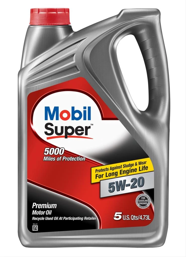 Mobil Super 5000 Synthetic Blend Motor Oil – 5 Quart-5W-20 1 Mobil Super 5000 Synthetic Blend Motor Oil – 5 Quart-5W-20