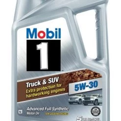 Mobil 1 Truck & SUV Full Synthetic Motor Oil - 5 Quart -Automotive Sales Shop 124600 1