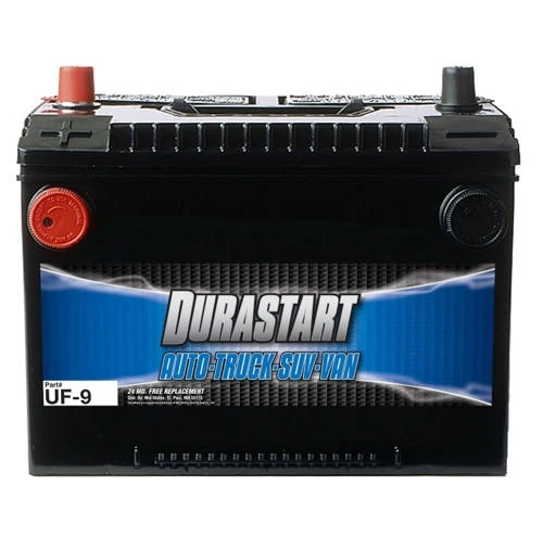 Durastart Auto/Truck/SUV 12 Volt Dual Terminal Battery - UF-9 1 Durastart Auto/Truck/SUV 12 Volt Dual Terminal Battery - UF-9