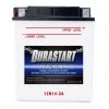 Durastart Flooded Powersports Battery - 12V - 12N14-3A