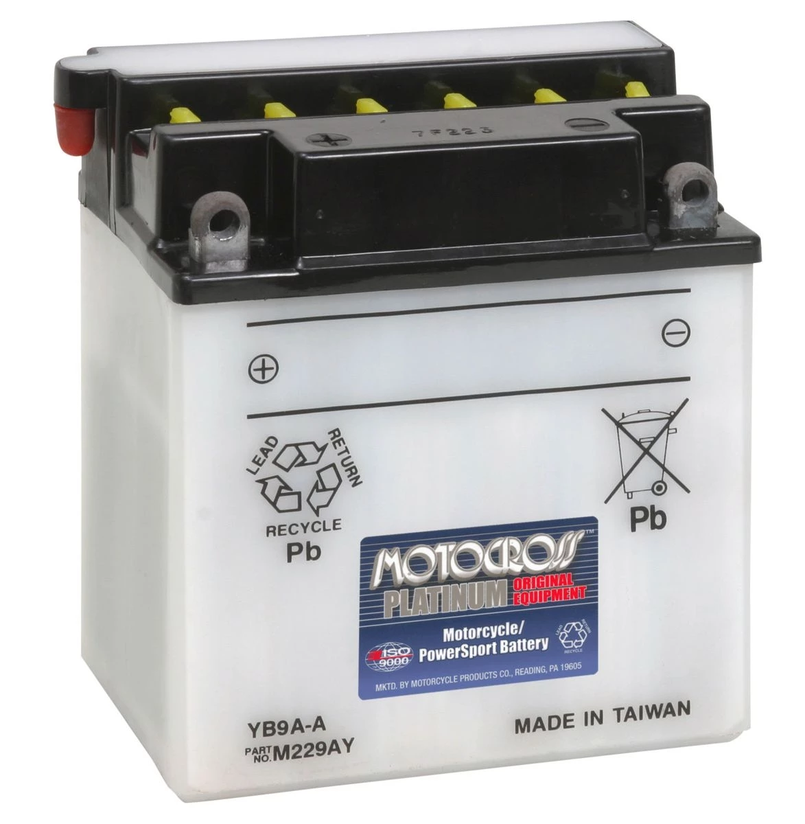 Motocross Platinum Special Equipment - Motorcycle/Powersport Battery - YB9A-A 1 Motocross Platinum Special Equipment - Motorcycle/Powersport Battery - YB9A-A