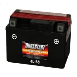 Durastart Rugged AGM Powersport Battery - 12V - 4L-BS