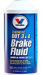 Valvoline Dot 3 and 4 Brake Fluid