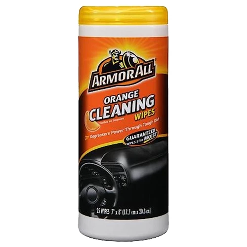 ArmorAll Orange Cleaning Wipes - 25 count 1 ArmorAll Orange Cleaning Wipes - 25 count