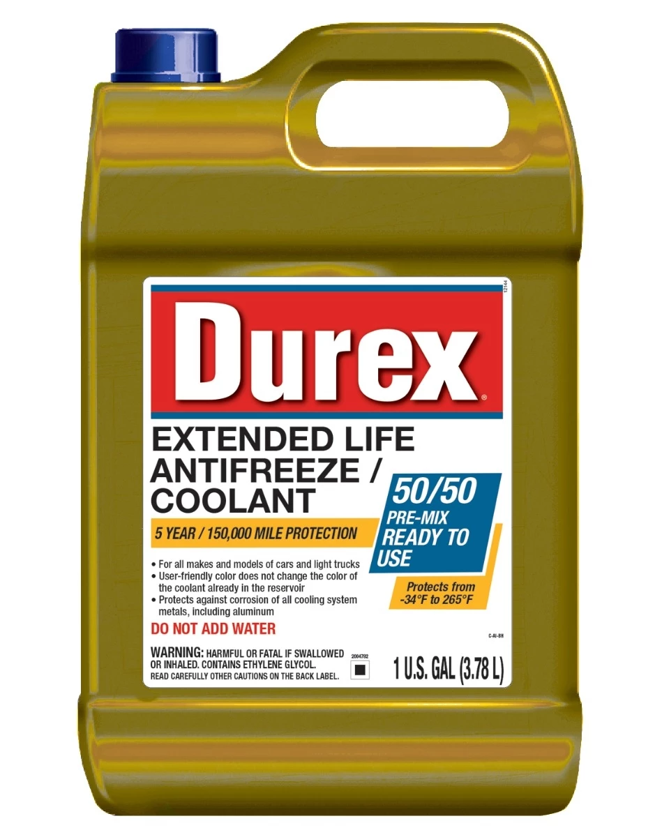 Durex DX4 Extended Life 50/50 Pre-Mix Antifreeze / Coolant – 1 Gallon 1 Durex DX4 Extended Life 50/50 Pre-Mix Antifreeze / Coolant – 1 Gallon
