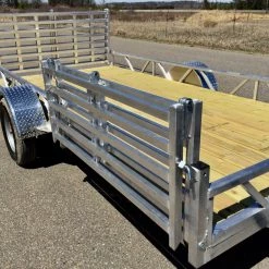 Ridgeline 6' x 10' Aluminum Utility Trailer 5 Ridgeline 6' x 10' Aluminum Utility Trailer -Automotive Sales Shop 14 side load