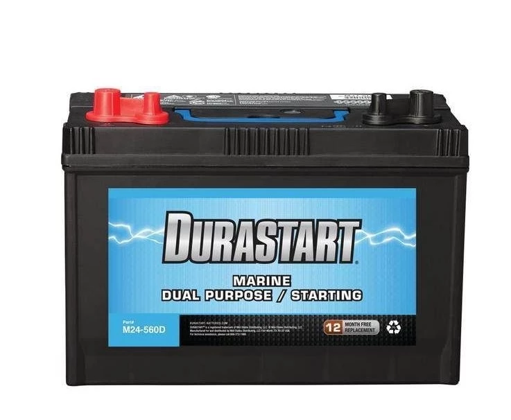 Durastart 12V Marine Deep Cycle/Starting Battery M24-560D 1 Durastart 12V Marine Deep Cycle/Starting Battery M24-560D