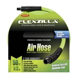 FLEXILLA Air Hose 1/2"x 50' w/3/8"end