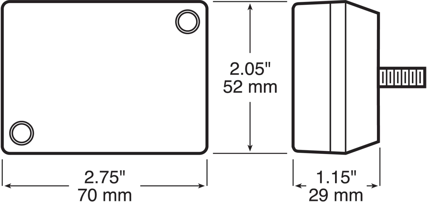 Peterson Mfg. V114A Clearance/Side Marker Light with Reflex 2 Peterson Mfg. V114A Clearance/Side Marker Light with Reflex - Image 2