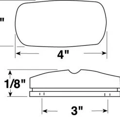 Peterson Mfg. V138 Double Bulls-Eye Clearance & Side Marker Light -Automotive Sales Shop 2170031 32 1
