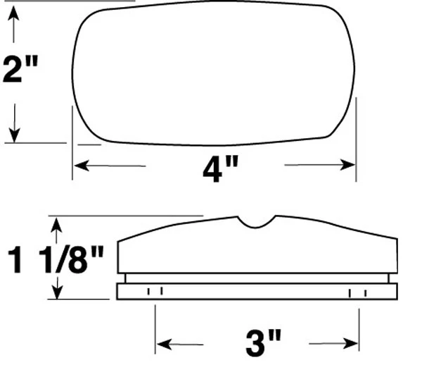 Peterson Mfg. V138 Double Bulls-Eye Clearance & Side Marker Light 2 Peterson Mfg. V138 Double Bulls-Eye Clearance & Side Marker Light - Image 2
