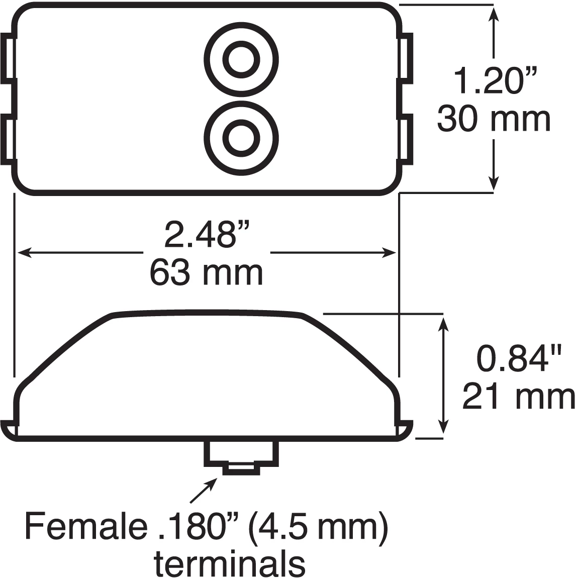 Peterson Mfg. V150K Clearance & Side Marker Light 2 Peterson Mfg. V150K Clearance & Side Marker Light - Image 2