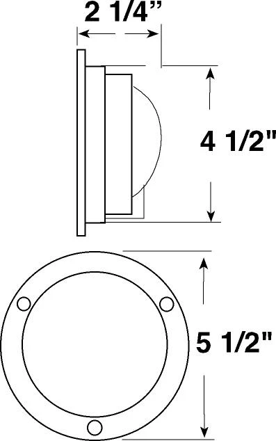 Peterson Mfg. V413 Flush-Mount Stop, Turn & Tail Light 2 Peterson Mfg. V413 Flush-Mount Stop, Turn & Tail Light - Image 2
