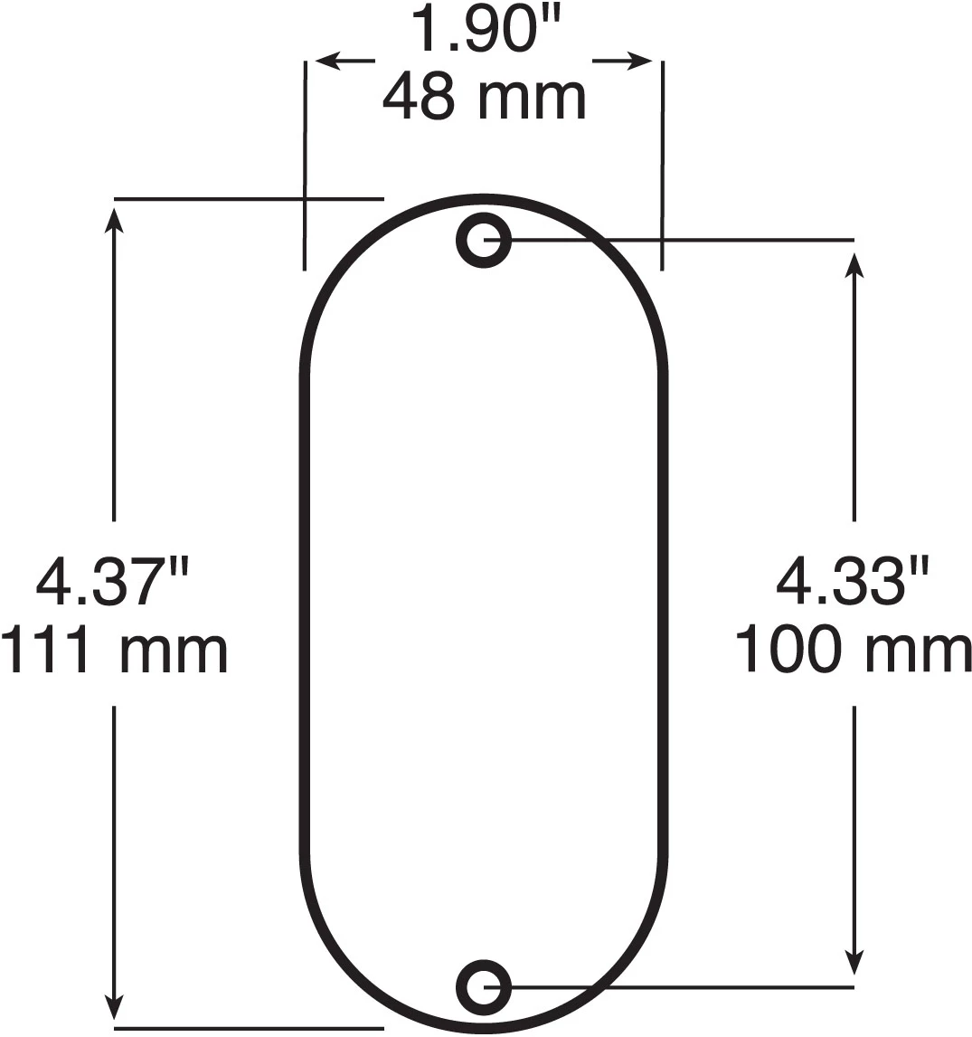 Peterson Mfg. V480A/R Oblong Quick-Mount Reflector 3 Peterson Mfg. V480A/R Oblong Quick-Mount Reflector - Image 3