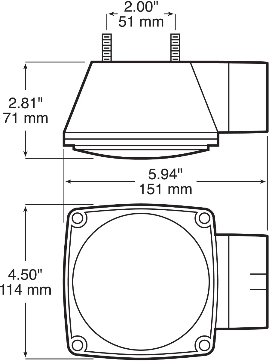 Peterson Mfg. V452 Over 80" Submersible Combination Tail Light 2 Peterson Mfg. V452 Over 80" Submersible Combination Tail Light - Image 2