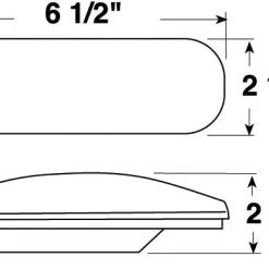 Peterson Mfg. V421R Oval Stop, Turn, & Tail Light -Automotive Sales Shop 2170100 2 2