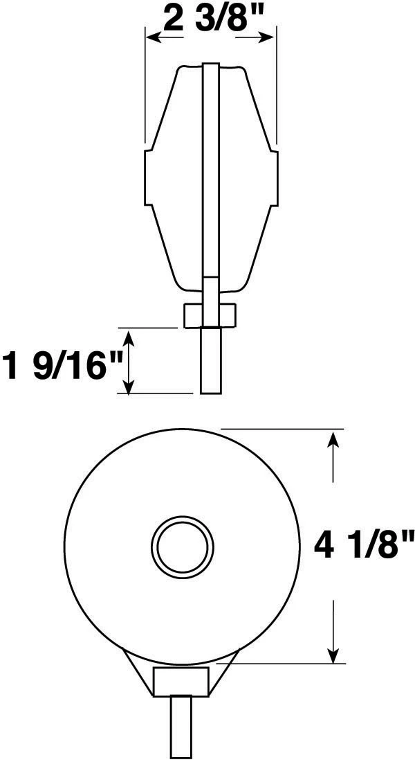 Peterson Mfg. V313AA Double-Face, Amber Park & Turn Signal 2 Peterson Mfg. V313AA Double-Face, Amber Park & Turn Signal - Image 2