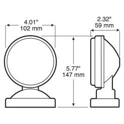 Peterson Mfg. 955 LumenX LED Magnetic-Mount Auxiliary Tow Light Kit 3 Peterson Mfg. 955 LumenX LED Magnetic-Mount Auxiliary Tow Light Kit -Automotive Sales Shop 2170311 2 1