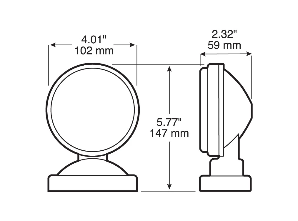 Peterson Mfg. 955 LumenX LED Magnetic-Mount Auxiliary Tow Light Kit 2 Peterson Mfg. 955 LumenX LED Magnetic-Mount Auxiliary Tow Light Kit - Image 2