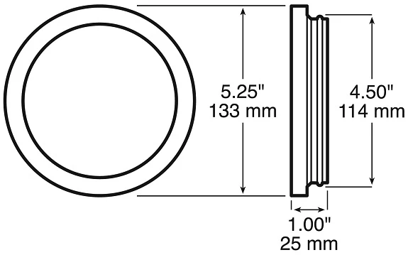 Peterson Mfg. 426-18 4" Grommet 2 Peterson Mfg. 426-18 4" Grommet - Image 2