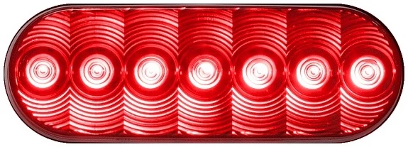 Peterson Mfg. V821KR-7 LumenX Oval LED Stop, Turn & Tail Light, PL3 1 Peterson Mfg. V821KR-7 LumenX Oval LED Stop, Turn & Tail Light, PL3
