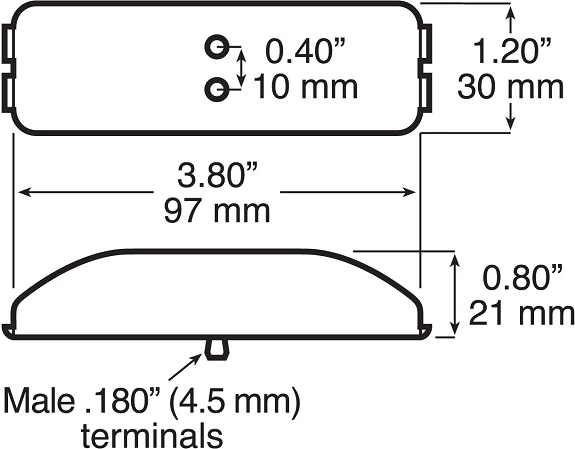 Peterson Mfg. 154KA/KR Clearance & Side Marker Light 3 Peterson Mfg. 154KA/KR Clearance & Side Marker Light - Image 3