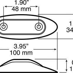 Peterson Mfg. V168XA/XR Piranha LED Slim-Line Mini Clearance & Side Marker Lights -Automotive Sales Shop 2170925 38 1