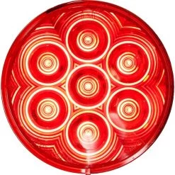 Peterson Mfg. V826KR-7 4" Round LED Stop, Turn & Tail Light