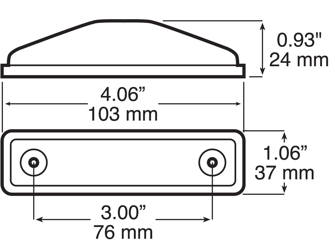 Peterson Mfg. V169KA/KR Piranha LED Clearance/Side Marker Light 2 Peterson Mfg. V169KA/KR Piranha LED Clearance/Side Marker Light - Image 2