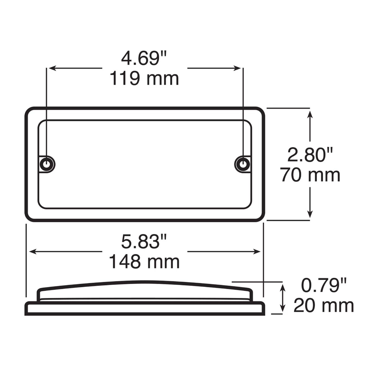 Peterson Mfg. 368 Great White LED Interior/Dome Light 2 Peterson Mfg. 368 Great White LED Interior/Dome Light - Image 2