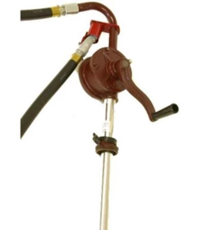 National Spencer Rotary Hand Pump w/Hose & Nozzle Cover 1 National Spencer Rotary Hand Pump w/Hose & Nozzle Cover