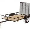 Carry-On 5 ft. x 10 ft. Wood Floor Utility Trailer with Ramp Gate