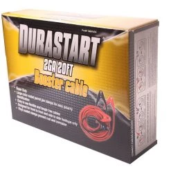 Durastart 2 Gauge 20 Foot Jumper Cables