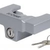 Curt Mfg. Grey Aluminum Trailer Coupler Lock, Fits Most 2-5/16" Couplers