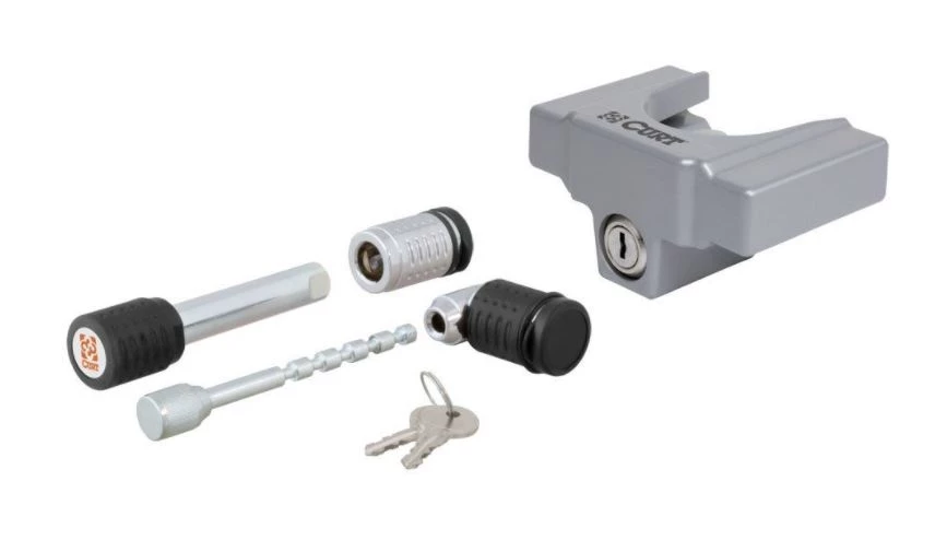 Curt Mfg. Hitch & Coupler Lock Set (2" Receiver, 1/2" - 2-1/2" Latch, 1-7/8" & 2" Lip) 1 Curt Mfg. Hitch & Coupler Lock Set (2" Receiver, 1/2" - 2-1/2" Latch, 1-7/8" & 2" Lip)