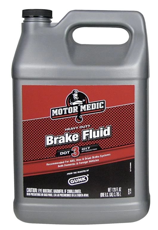 Motor Medic DOT 3 Heavy Duty Brake Fluid 1 Gallon 1 Motor Medic DOT 3 Heavy Duty Brake Fluid 1 Gallon