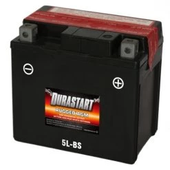 Durastart Rugged AGM Powersport Battery - 12V - 5L-BS