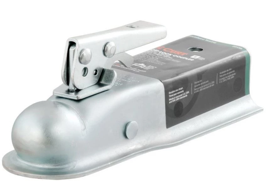 Curt Mfg. 2" Straight-Tongue Coupler with Posi-Loc,k 2-1/2" Channel 1 Curt Mfg. 2" Straight-Tongue Coupler with Posi-Loc,k 2-1/2" Channel